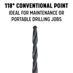 Drill America POU3/8-16 3/8"-16 Tap and 5/16" Drill Bit Kit, POU Series