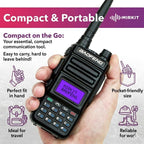 UV-5R (New Version TP8Pro) Two-Way Radio, Handheld Amateur Ham Transceiver, USB-C Rechargeable, 1800mAh Battery, Dual