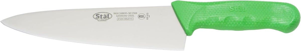 8" Green Chef's Commercial-Grade Knife