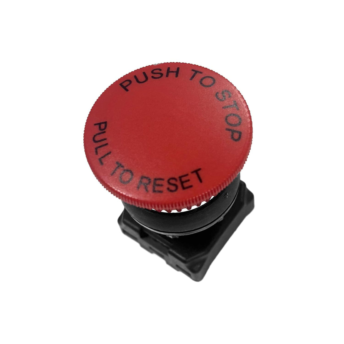 CSI Emergency Stop: 22mm Red Mushroom Head Push Pull UL Listed with 2 NO and NC Contact Blocks