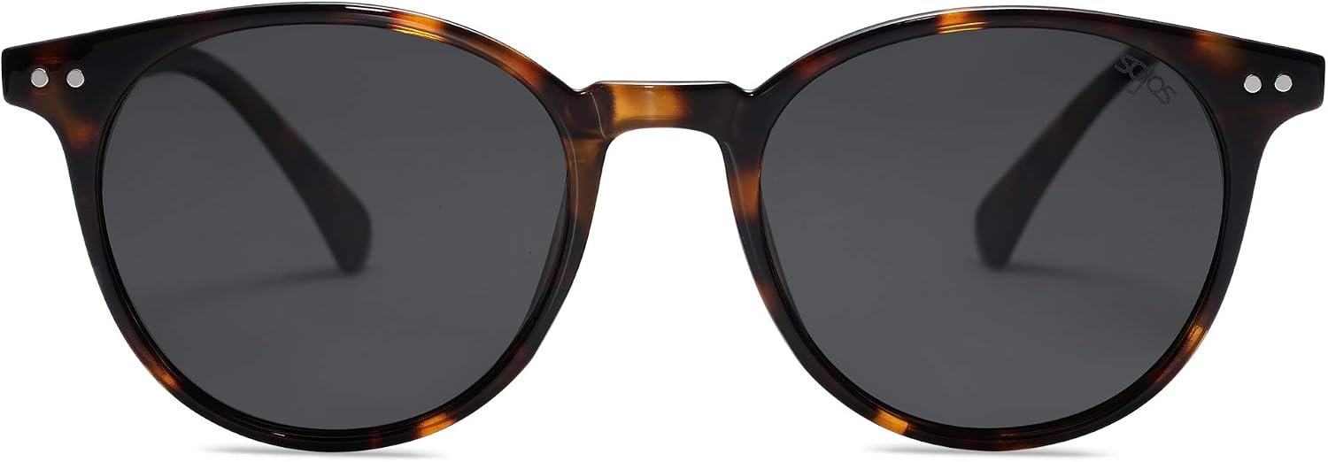 Small Round Classic Polarized Sunglasses for Women Men Vintage Style | UV400 Lens Lightweight Design Comfortable and