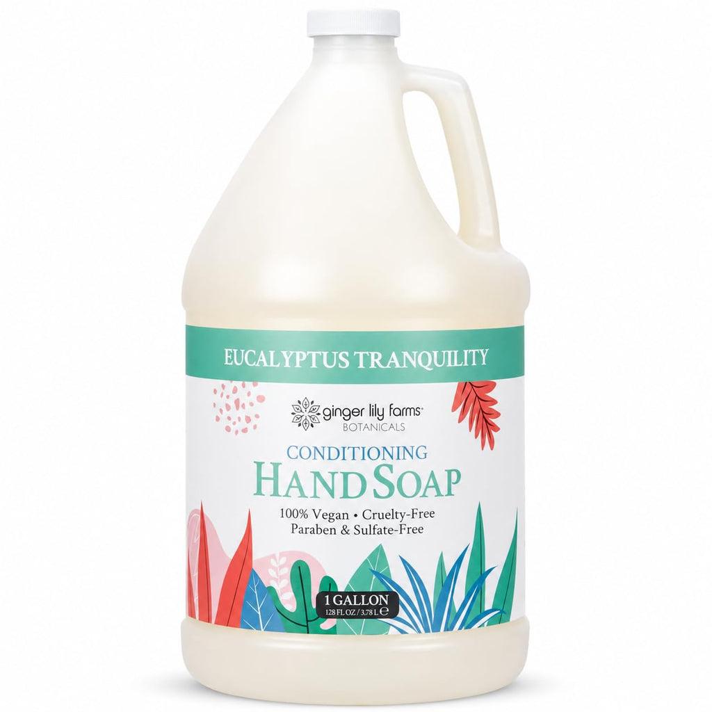 Botanicals Hand Soap, 128oz, Eucalyptus Tranquility