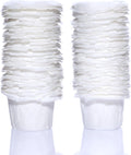 100 Disposable K Cup Filters for Keurig Reusable K Cups, Coffee Paper Liners for Refillable Pods, Smoother Coffee