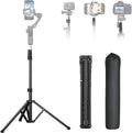 1.7M Complete Camera Tripod for Smartphones Camera Gimbal Stabilizers w/ 0.44m ~1.7m Aluminum Alloy Lighting Stand(T20)