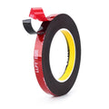 Double Sided Heavy Duty Mounting Tape, 1/2" x 18Ft, Black