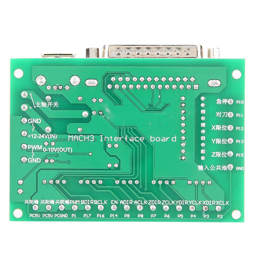 LiebeWH 5 Axis Cnc Breakout Board, Optical Isolation USB Input