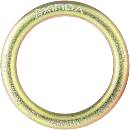 40kN Rappel Ring - Alloy Steel Rope Connector for Climbing, Aerial Work, & Outdoor Sports (3.07x0.39 inch)