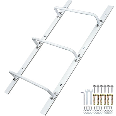 3-Rung Window Well Ladder Straight, Carbon Steel Egress Window Ladder
