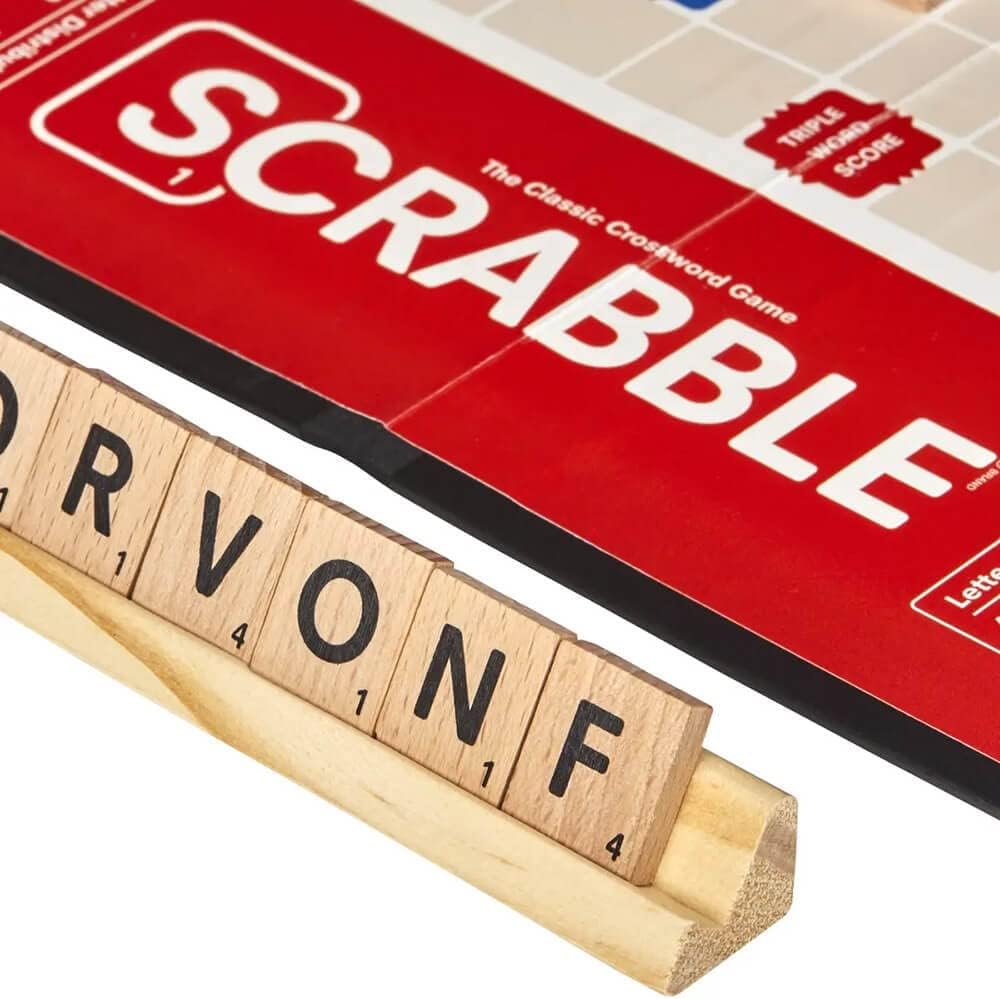Hasbro Gaming Scrabble Board Game, Classic Word Games for Kids Ages 8 and Up, Fun Family Game for 2-4 Players, The