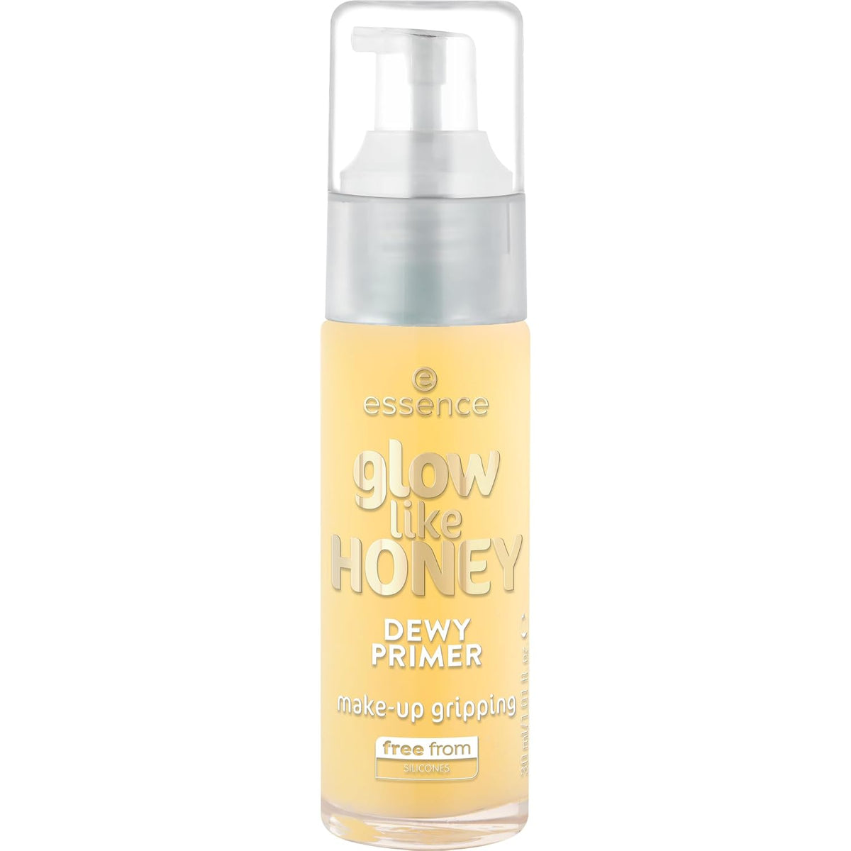 essence Glow Like Honey Dewy Primer, Hydrating & Gripping, Vegan