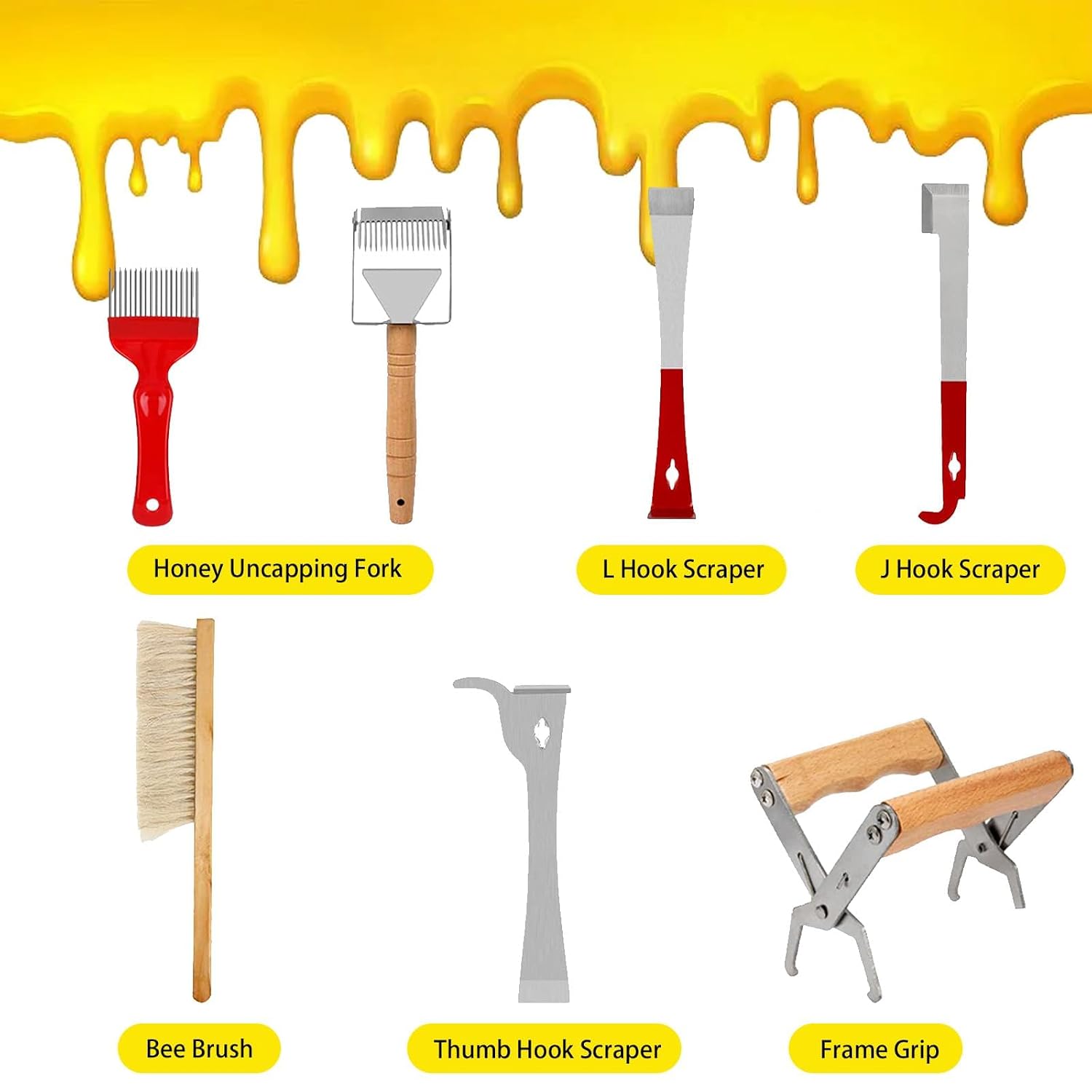 Beekeeping Supplies, 30Pcs Bee Keeping Starter Kit with Bee Suit, Bee Keeping Supplies-All Beekeeping Tools, Bee