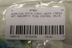 1FCTN 1/8IN NPT 16CFM 175PSI Pneumatic Flow Control Valve