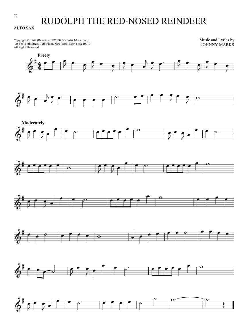 101 Christmas Songs for Alto Sax | Holiday Sheet Music Collection for Beginners and Intermediate Players | Easy