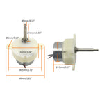 CHANCS Small DC Gear Motor 6V 9RPM Shaft 27.5mm DC 12V 8RPM Low Speed for DIY Ferris Wheel Electric Advertising Light Box Motor