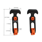 COOLOGIN Rubber Flexible T-Handle Hasp Draw Latch for Tool Box, Cooler