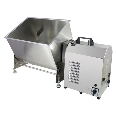 90lbs Electric Meat Mixer, Tilt Tank Sausage Mixing, Stainless Steel Commercial Sausage Mixer Machine for Burgers