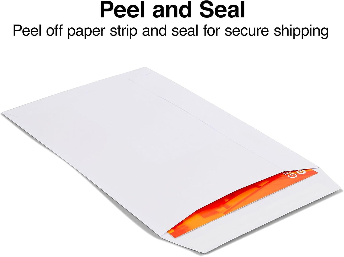 6x9 White QuickStrip EasyClose Catalog Envelopes, 500/Carton