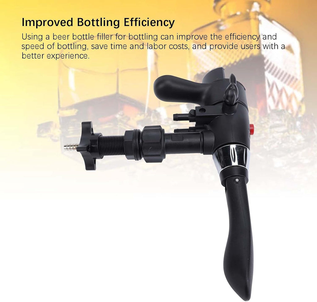 Stainless Steel Beer Bottle Filler Counter Pressure Bottle Filling Tool with Defoaming Technology for Home Brewing
