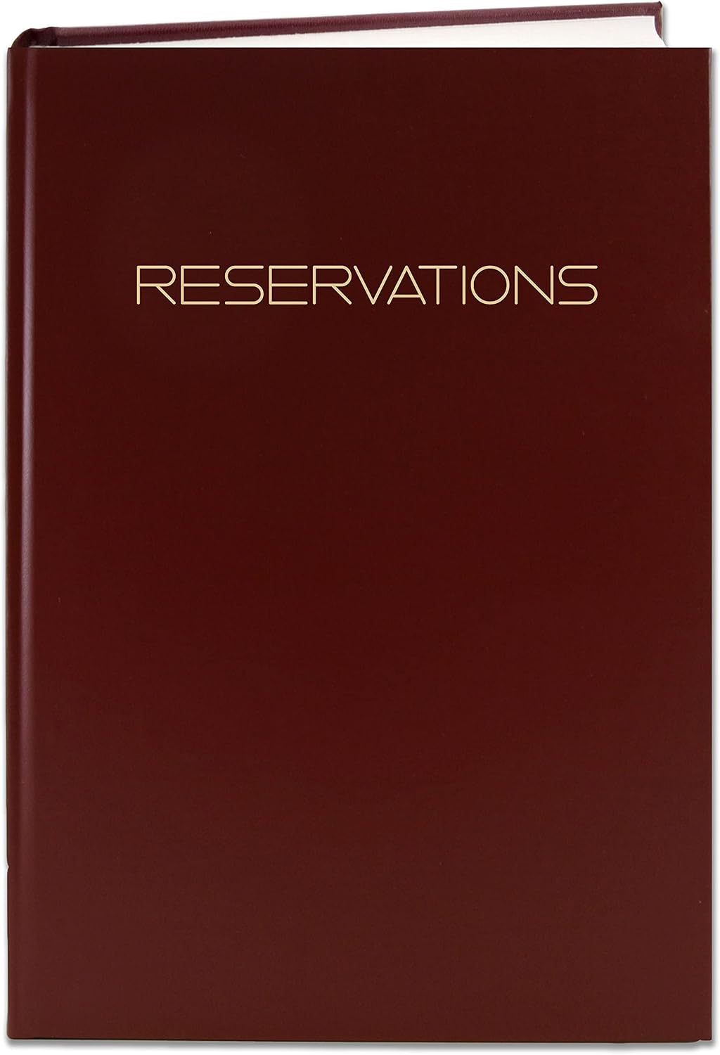 Restaurant Reservation Book, Burgundy, Hardbound, 408 Pages
