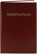 Restaurant Reservation Book, Burgundy, Hardbound, 408 Pages