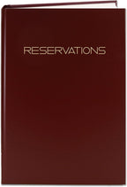 Restaurant Reservation Book, Burgundy, Hardbound, 408 Pages