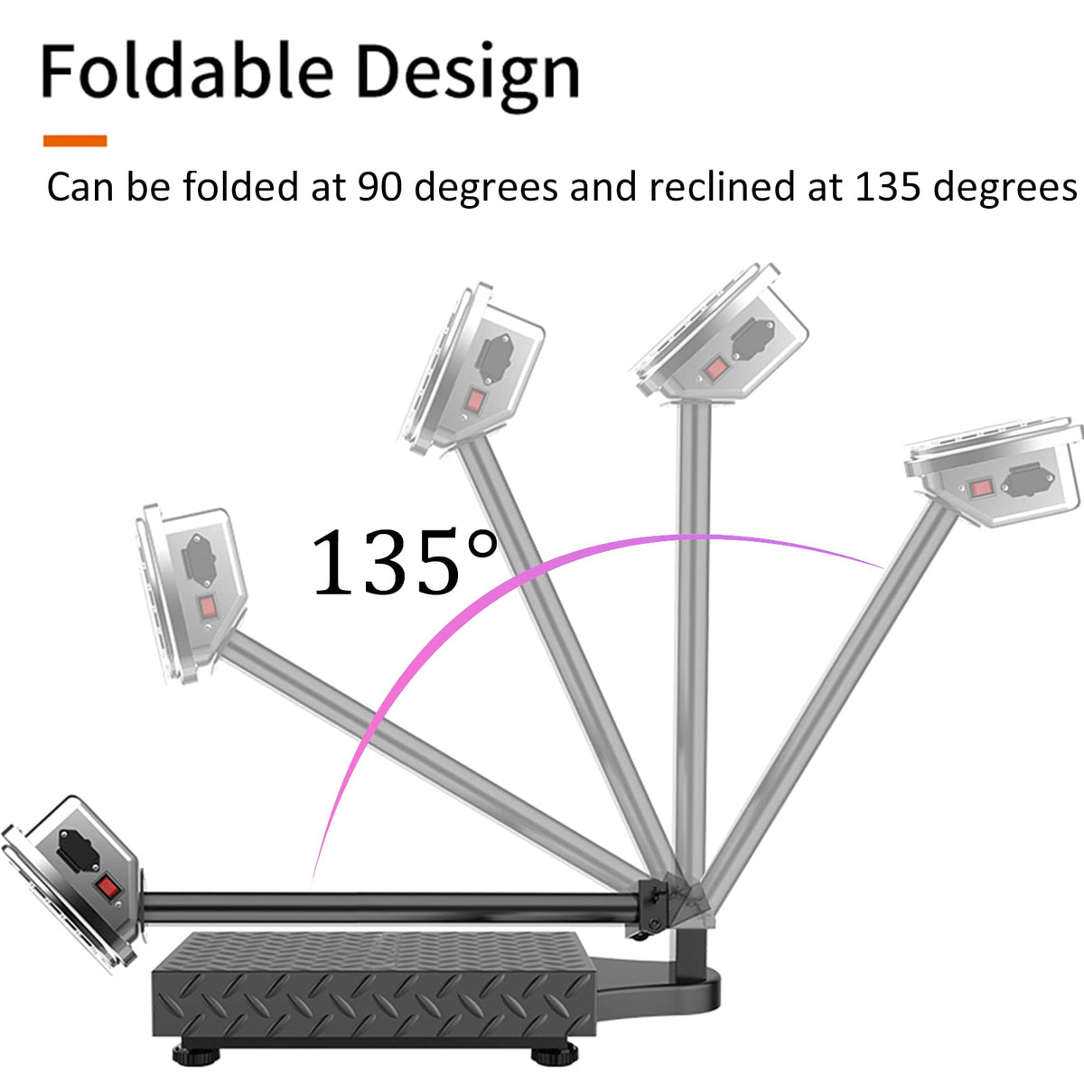 660lb Industrial Platform Scale, Digital Scale, 135° Rotate