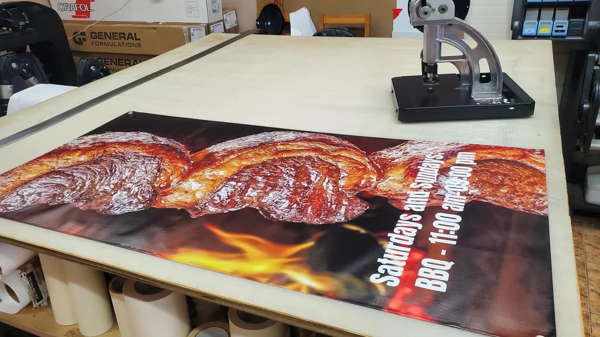 Custom Vinyl Banner - Vinyl Printed Personalized Banner Indoor & Outdoor Use for Display, Business, Events, Trade