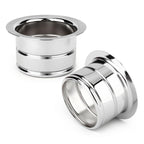 LUBIYACK 2PCS SS Deep Garbage Disposal Flange Fit 3-1/8" Drain Hole