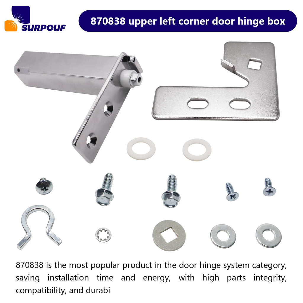 870838 Top Left Door Hinge Cartridge Fits For TRUE Door Hinge Kit