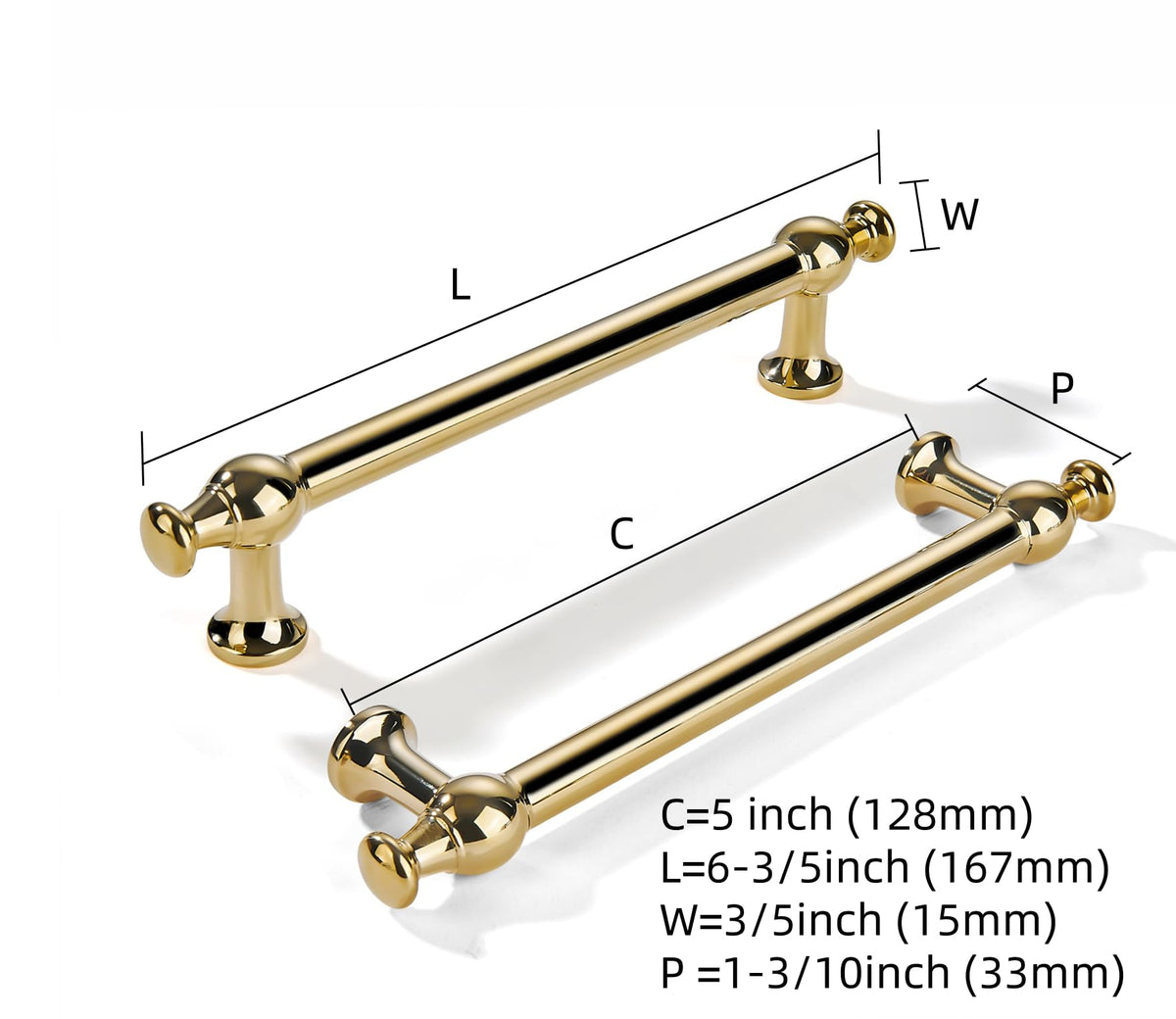 Handmade 100% Solid Real Brass Unlacquered Brass Cabinet Pulls