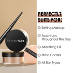 Oil Control Loose Face Powder - Minimizes Pores & Shine, Natural