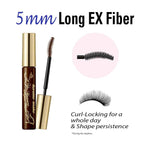 KISSME Heroine Make Super Waterproof Mascara | Length & Curl | Brown