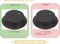 EQUIP. DR US WP3403M075-10 EDR75-10X1 compatible with Jenn-Air Maytag Dual-Fuel Slide-In Range Burner Cap fits old #sWP3403M075-10