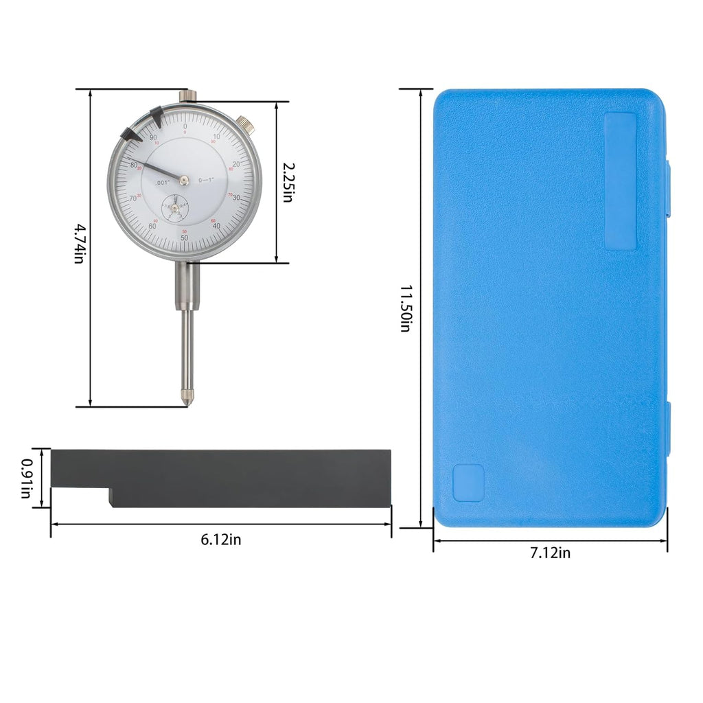 6434 Sleeve Height/Counter Bore Gauge, Range: 0-1.00" Graduation: 0.001"