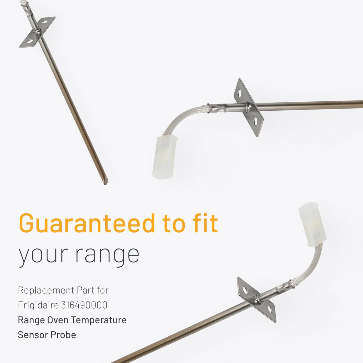 Smart Choice 316490000 Oven Temperature Sensor Probe Compatible with Frigidaire, Compatible with Kenmore and Electrolux Ranges, Replaces AP3963654 PS1528542