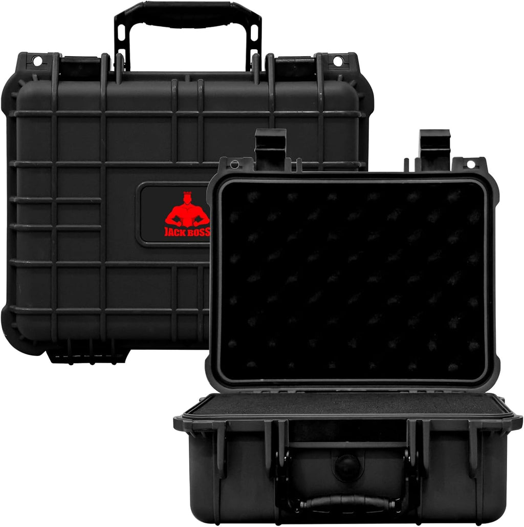 Waterproof Hard Camera Case with Pre-cut Foam,black,updated | Portable Hard Shell Case With Updated Plastic