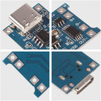 6PCS TP4056 Type-C USB Charging Module 5V 1A 18650 Lithium Battery Charging Board Power Charger Board with Protection