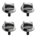 Upgraded 5304525746 A03546301/02/03 5304504839 Gas Stove Knobs for Frigidaire Stove, Laser Engraving Sign Knob for Frigidaire Stove FFGC3026SS FFGC3626SS FFGC3626SWC (Size:2.24IN Material:ABS749)