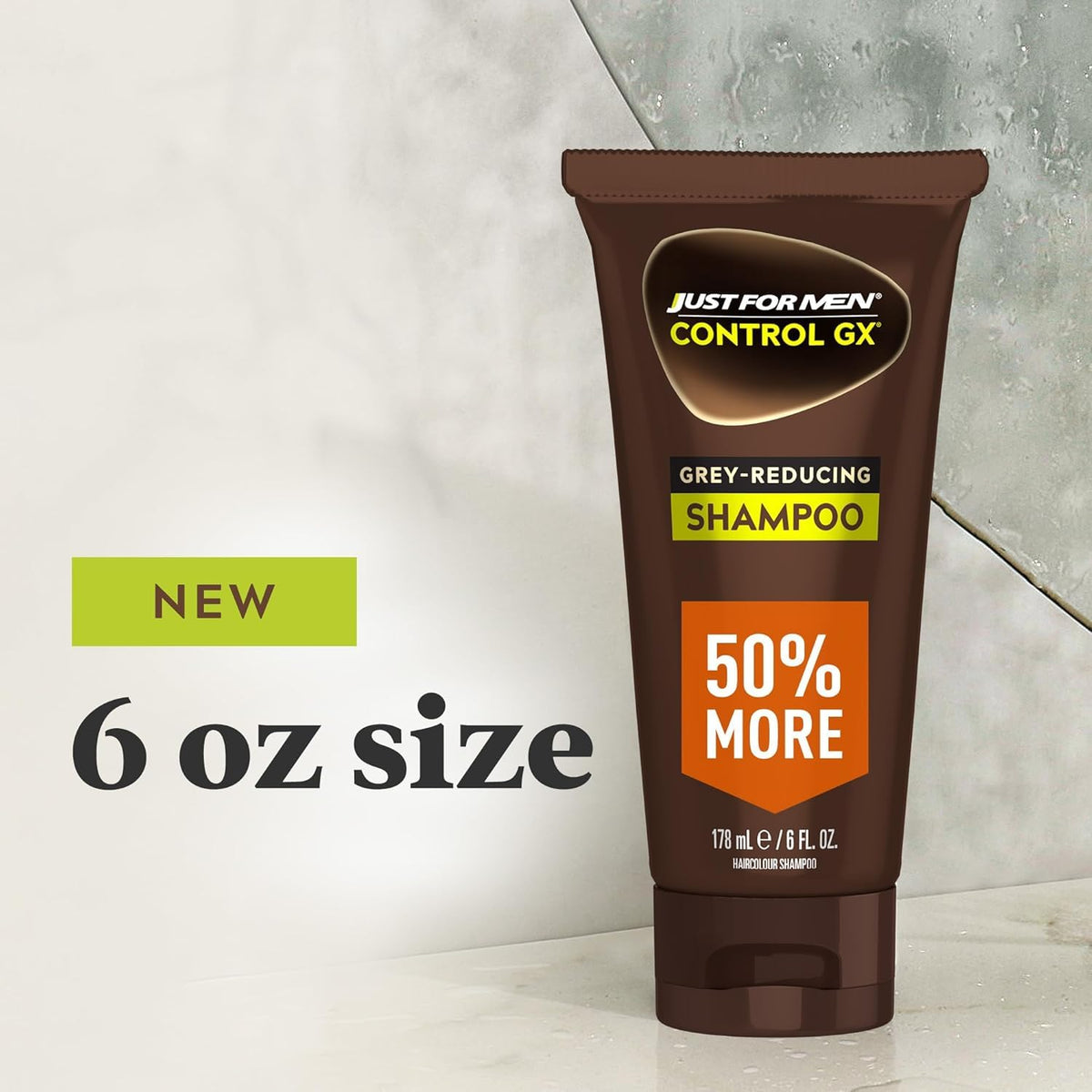 Control GX Gray Reducing Shampoo, Keratin, 6 Fl Oz (1 Pack)