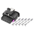 uxcell 4F0973705 1 Set 5 Pin MAF Connector Adapter Plug Clip Kit for VW