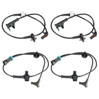 4 Pcs ABS Wheel Speed Sensor Compatible with Chevy GMC Cadillac 15121067