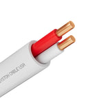 Syston 18/2 Thermostat Doorbell Wire, 100% Solid Copper, CL3R Riser-Rated