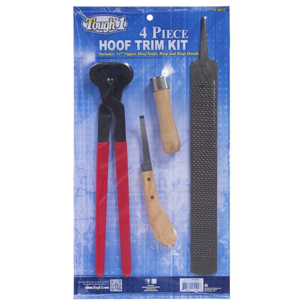 Farrier Hoof Trim Tool Kit 4 Piece