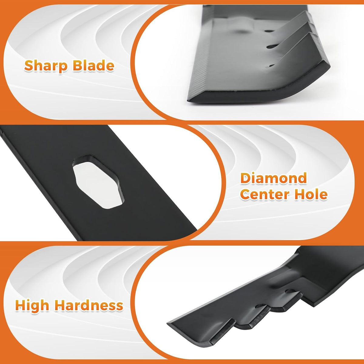 742P05086-X Mower Blades Fit for Cub-Cad et 54" Deck ZT1-54, ZT2-54, ZTS2-54 Zero-Turn, 742P05286X Mulching Blade