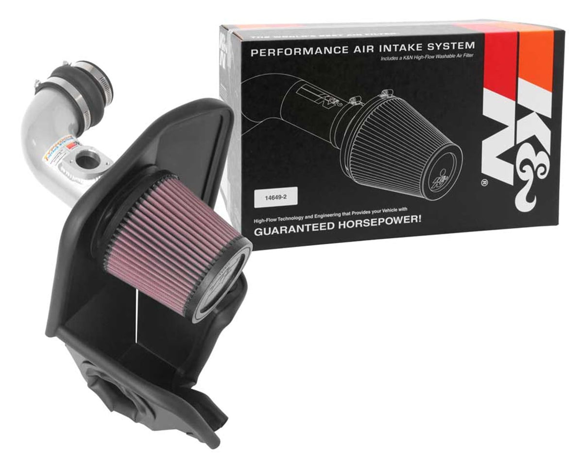 K&N Cold Air Intake System: High-Flow Air-Filter, 69-6034TS