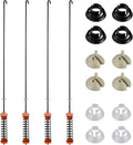 Upgraded Washer Suspension Rod Kit Replacement for Whirlpool WTW7000DW0 WTW7000DW1 WTW7000DW2 WTW7040DW0 WTW7040DW1 WTW7040DW2 WTW7300DC0 WTW7300DW0 WTW7300DW1 WTW7300DW2 WTW7500GC3