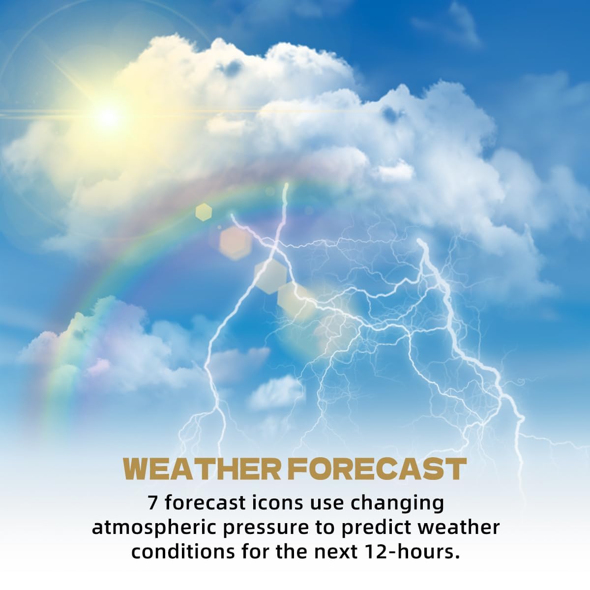 Indoor Outdoor Thermometer Wireless Weather Station 330ft Sensor, Multi | 330ft Range Sensor and Adjustable
