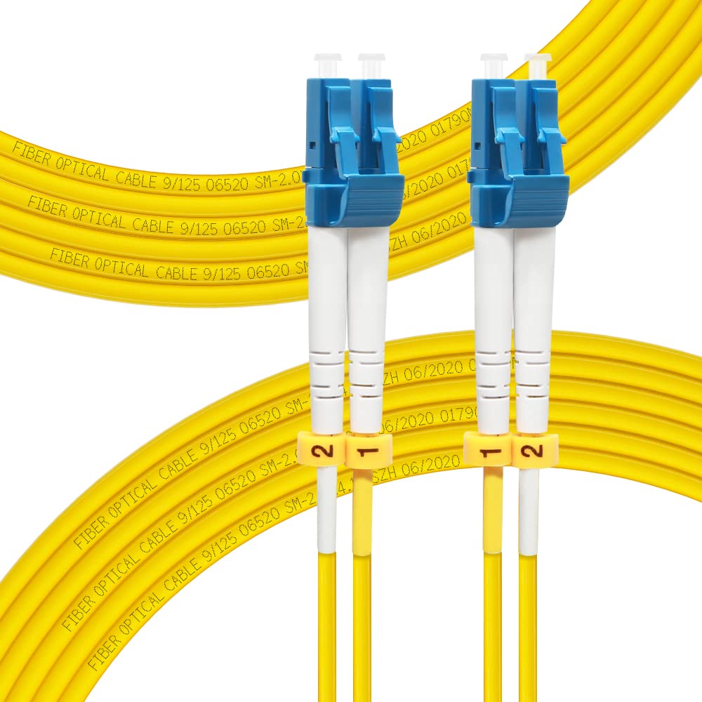 LC to LC Single Mode Fiber Patch Cable OS2 15M/49ft