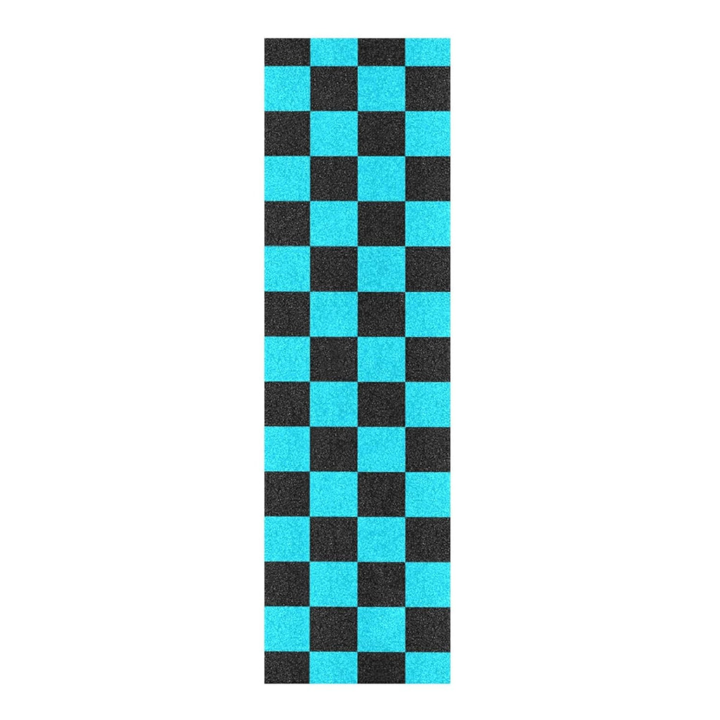Checkered Blue Black Skateboard Grip Tape Longboards Griptape Sandpaper for Rollerboard Non-Slip Bubble Free Street