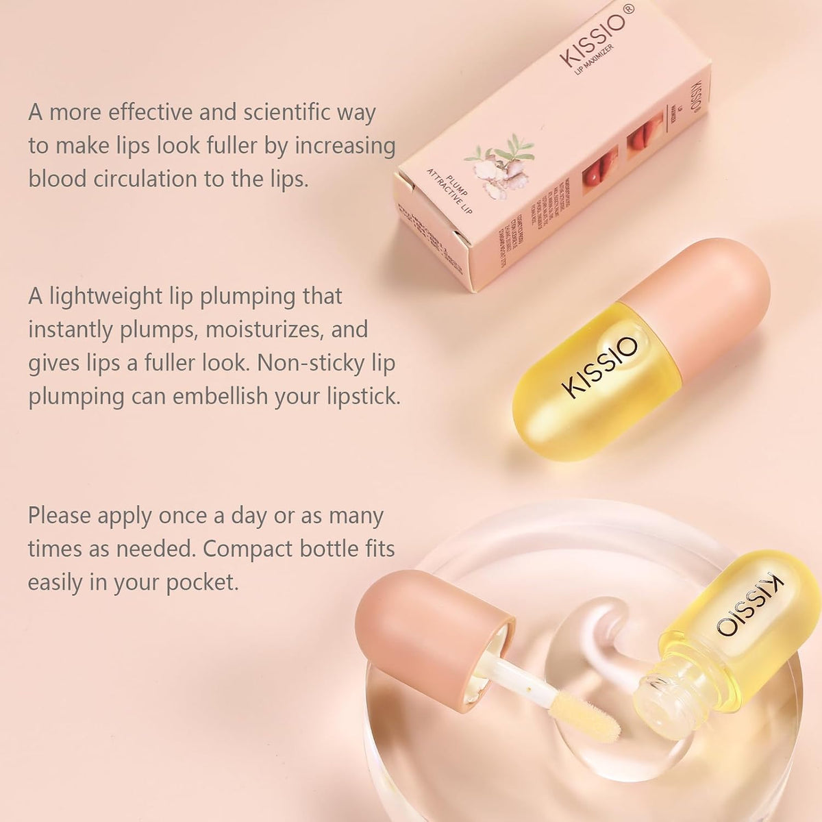 Lip Plumper,Natural Lip Plumper for Day Use
